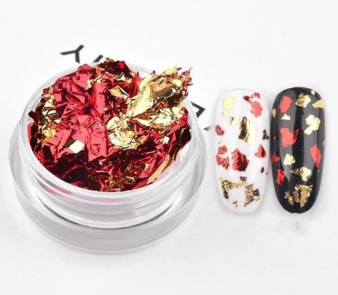 Nail Tin Foil Fragment Nail Jewelry – Shiny Nail Art Decoration
